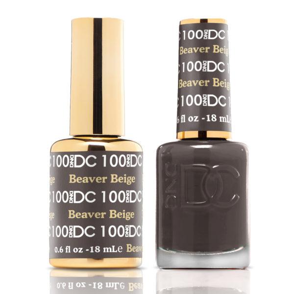 DND DC Matching Gel Polish Duo #100 - Beaver Beige