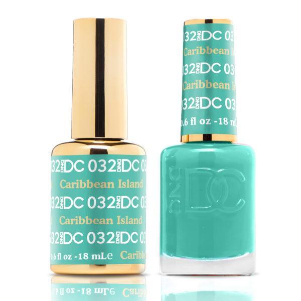 DND DC Matching Gel Polish Duo #032 - Caribbean Island