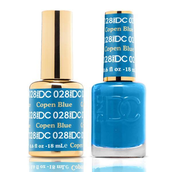 DND DC Matching Gel Polish Duo #028 - Copen Blue