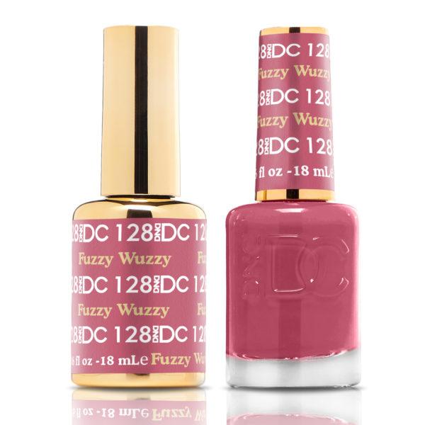 DND DC Matching Gel Polish Duo #128 - Fuzzy Wuzzy