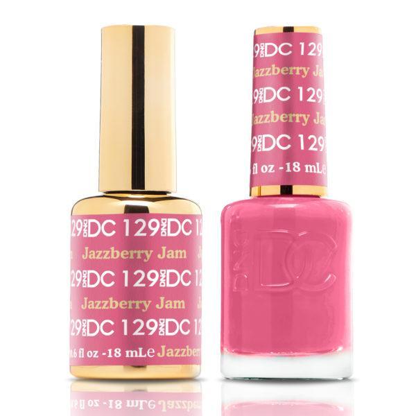 DND DC Matching Gel Polish Duo #129 - Jazzberry Jam