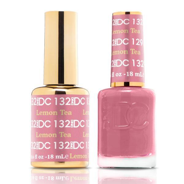 DND DC Matching Gel Polish Duo #132 - Lemon Tea