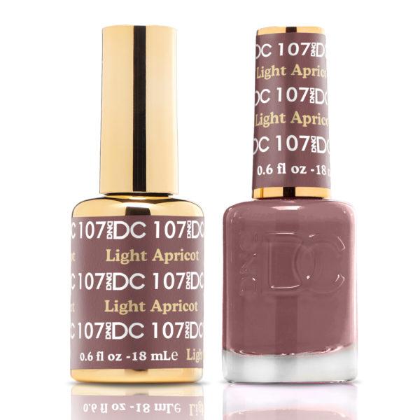 DND DC Matching Gel Polish Duo #107 - Light Apricot