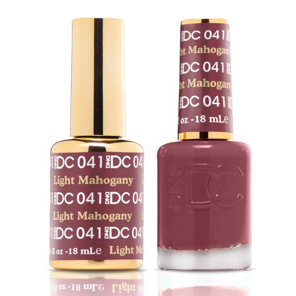DND DC Matching Gel Polish Duo #041 - Light Mahogany