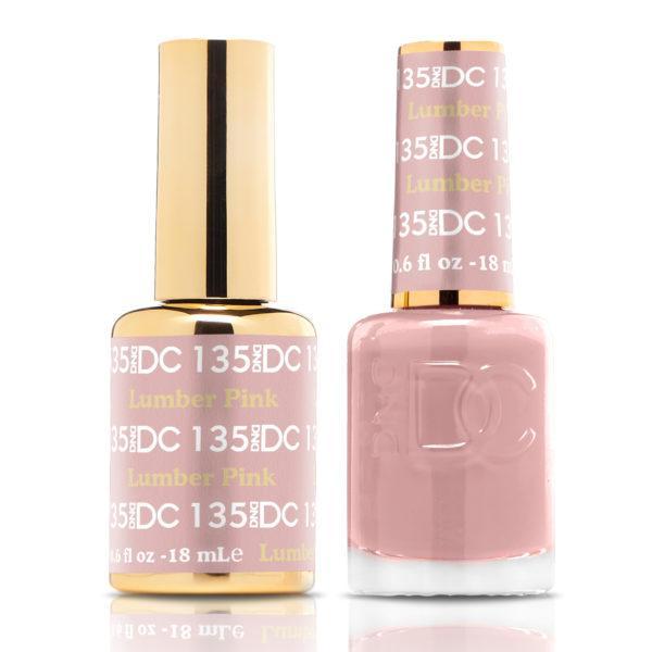 DND DC Matching Gel Polish Duo #135 - Lumber Pink