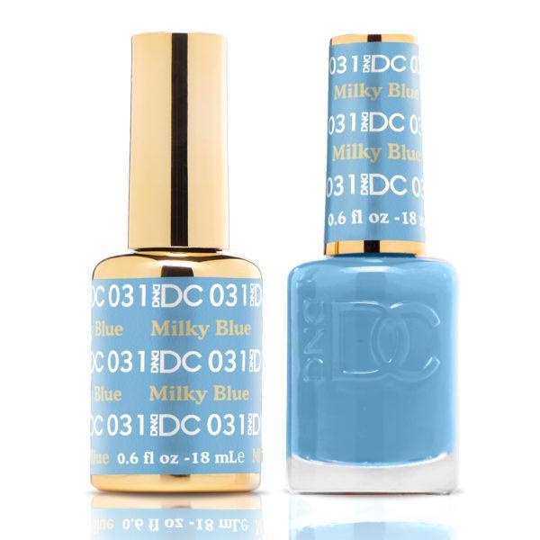 DND DC Matching Gel Polish Duo #031 - Milky Blue