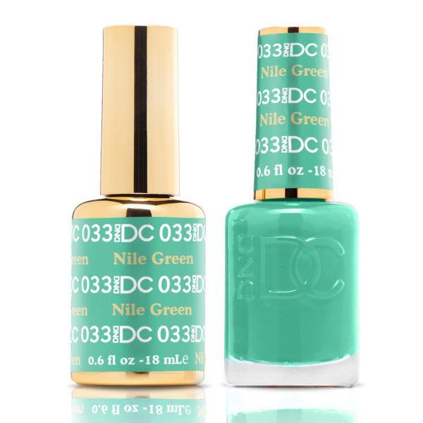 DND DC Matching Gel Polish Duo #033 - Nile Green