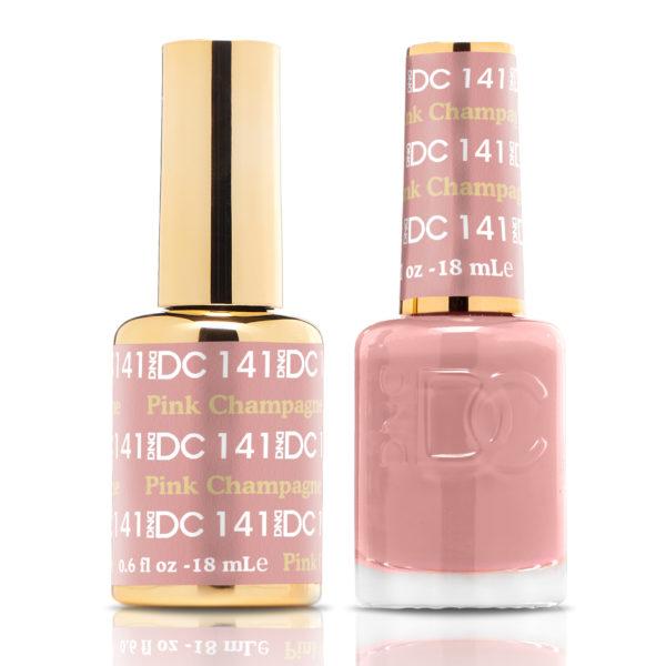 DND DC Matching Gel Polish Duo #141 - Pink Champagne