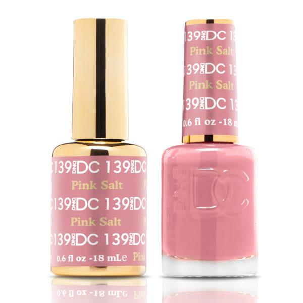 DND DC Matching Gel Polish Duo #139 - Pink Salt