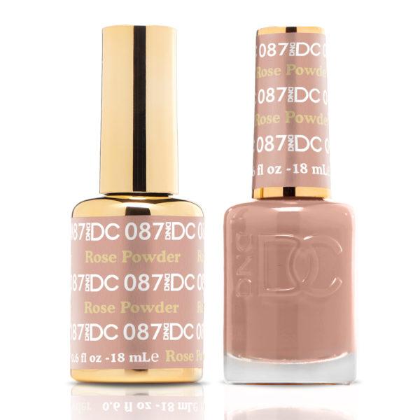 DND DC Matching Gel Polish Duo #087 - Rose Powder