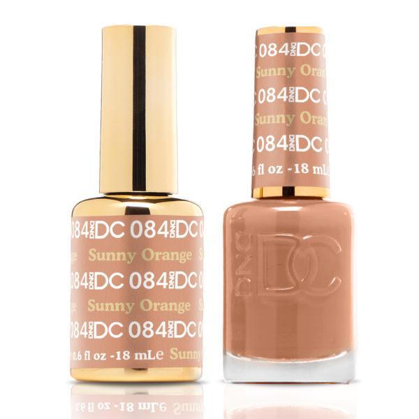 DND DC Matching Gel Polish Duo #084 - Sunny Orange