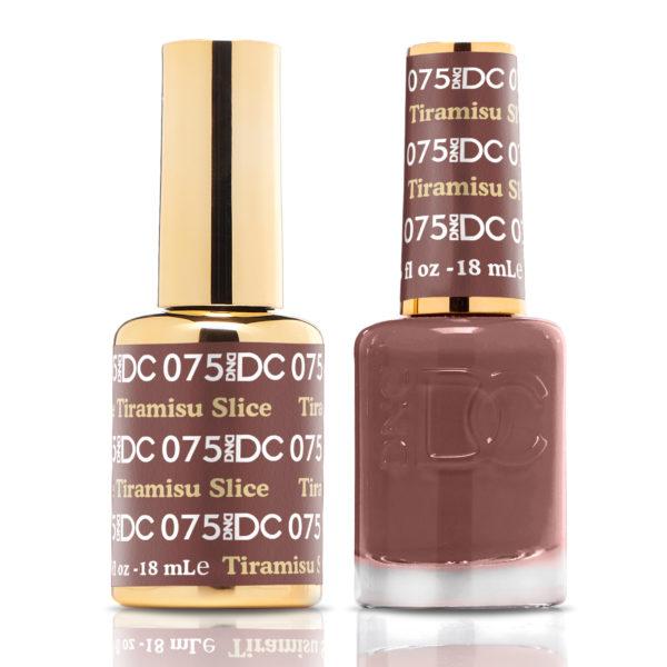 DND DC Matching Gel Polish Duo #075 - Tiramisu Slice