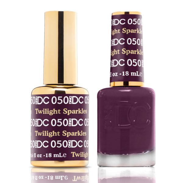 DND DC Matching Gel Polish Duo #050 - Twilight Sparkles