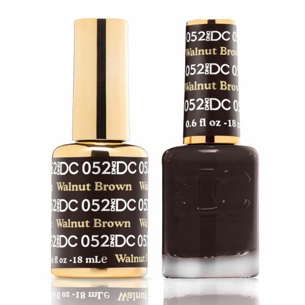 DND DC Matching Gel Polish Duo #052 - Walnut Brown