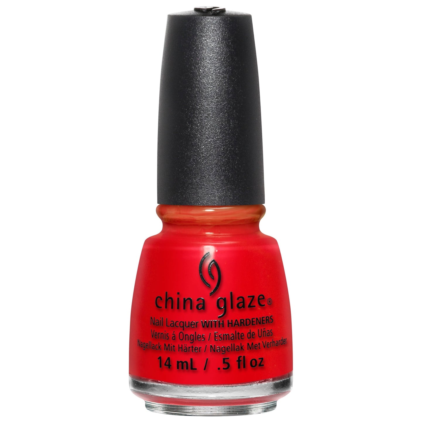 China Glaze Nail Lacquer HOT FLASH (neon red crème) 83541