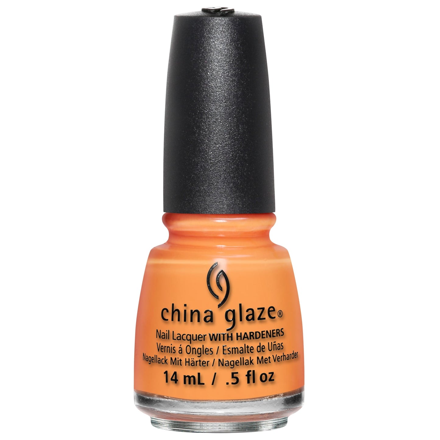 China Glaze Nail Lacquer NONE OF YOUR RISKY BUSINESS (neon orange crème) 83546