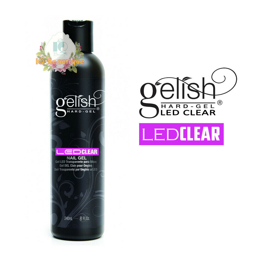 Gelish Hard Gel LED Clear 8oz Pink