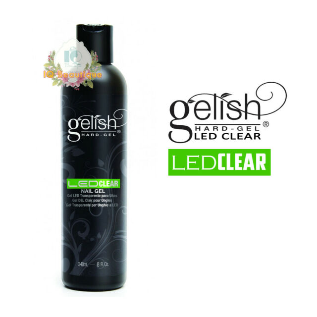 Gelish Hard Gel LED Clear 8oz Green