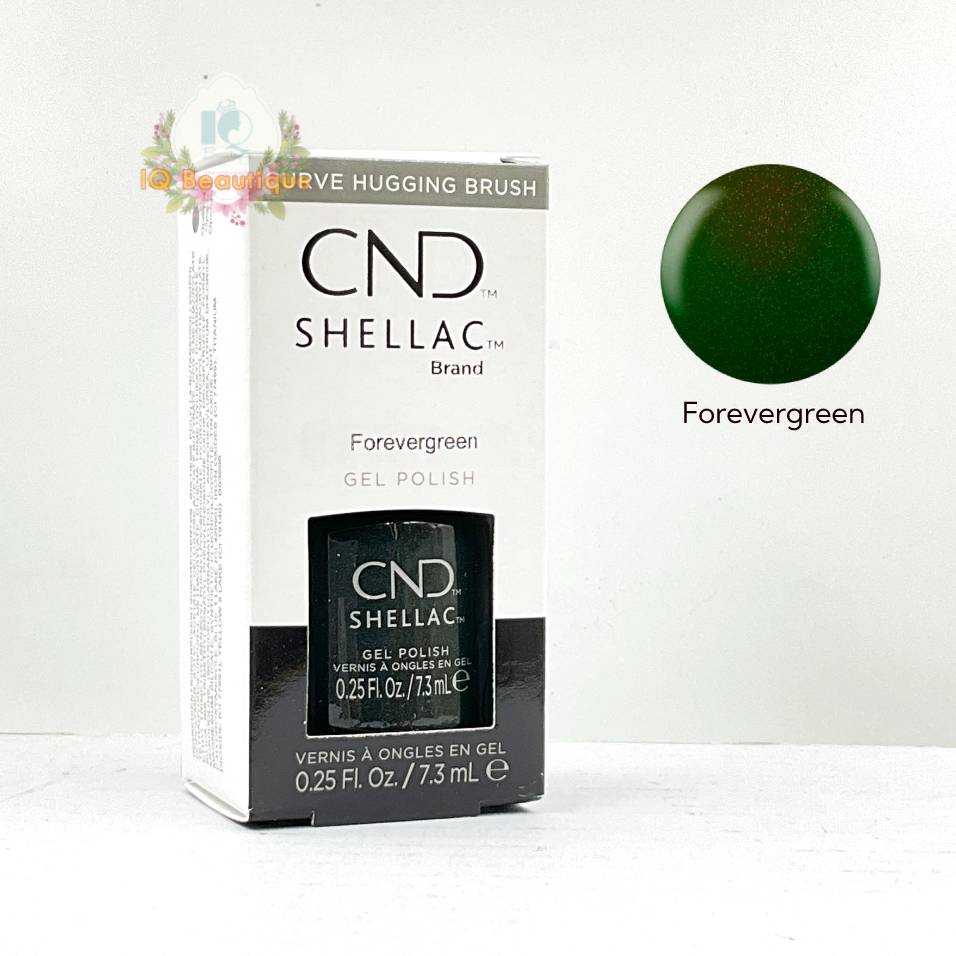 CND Shellac UV Gel Polish - Forever Green (0.25 oz)