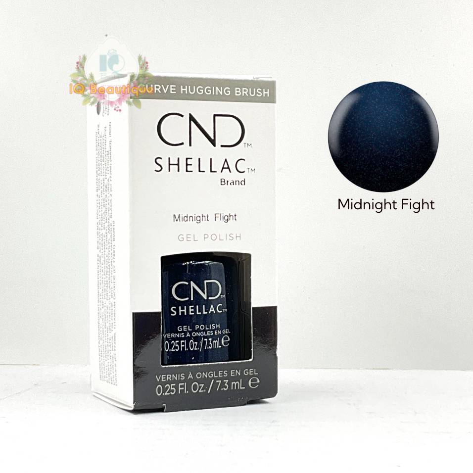 CND Shellac UV Gel Polish - Midnight Flight (0.25 oz)