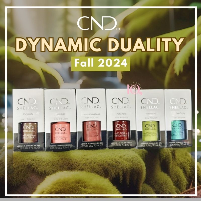 CND SHELLAC Gel Polish Dynamic Duality Summer Collection 2024 6pcs