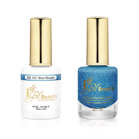 igel-duo-gel-lacquer-dd157-blue-mosaic