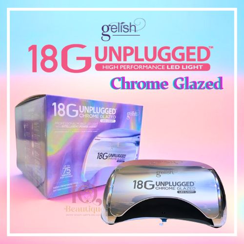 Harmony Gelish 18G Unplugged LED/UV Lamp 36W Rechargeable Unicorn Chrome Glazed