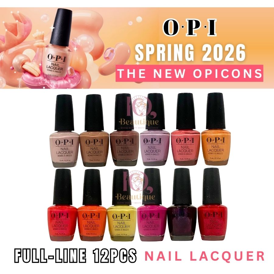OPI "The New OPIcons" Nail Lacquer Spring 2026 Full 12pcs No Display
