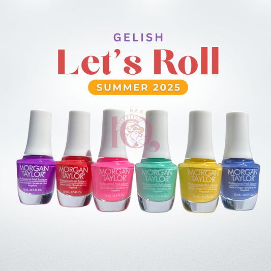 Morgan Taylor Summer 2025 "Let's Roll" Nail Lacquer Full Collection 6pcs No Dis