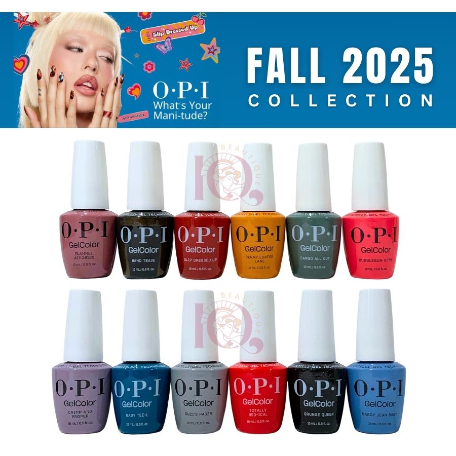 OPI "What's Your Mani-tude" Intelli-Gel Polish Fall 2025 Full 12pcs No Display