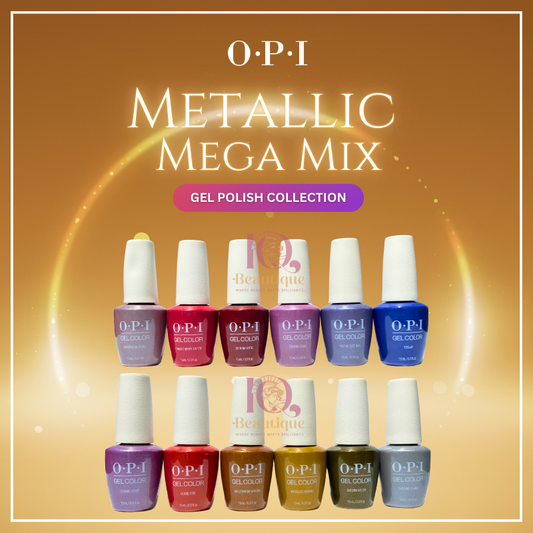 OPI Metallic Mega Mix Fall 2024 Gel Polish Full Collection 12pcs No Display