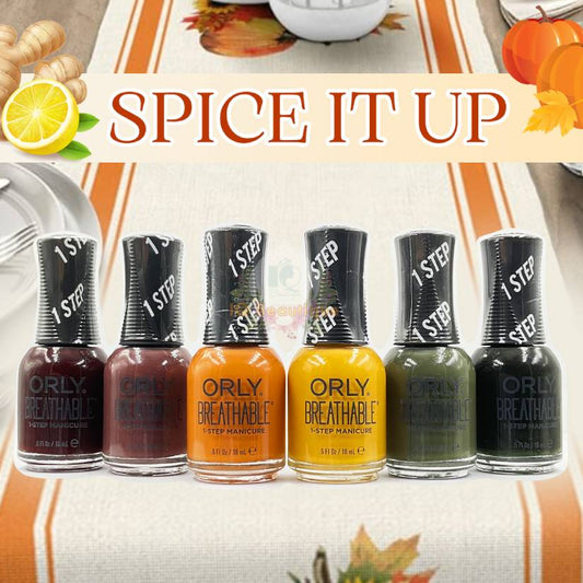 Orly Breathable Spice It Up Fall 2023 Full Collection 6pcs (#2060090-95)