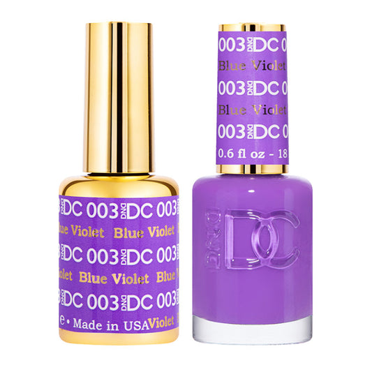 DND DC Matching Gel Polish Duo #03 - Blue Violet