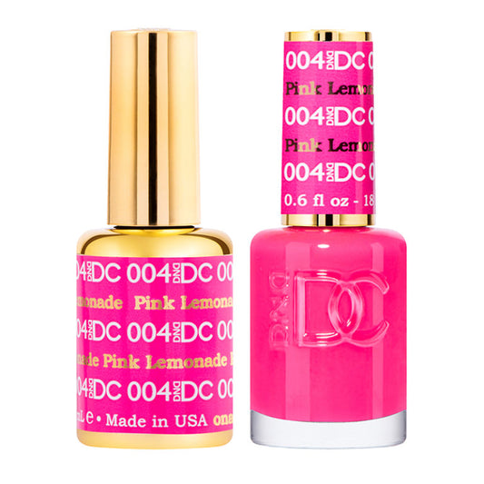 DND DC Matching Gel Polish Duo #04 - Pink Lemondade