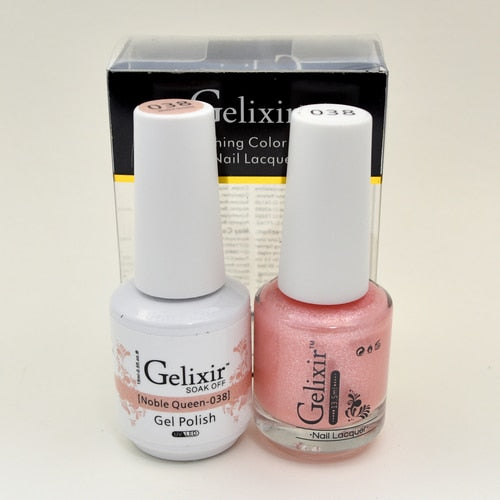 GELIXIR MATCHING COLOR DUO - GEL POLISH & NAIL LACQUER  #038 - Noble Queen