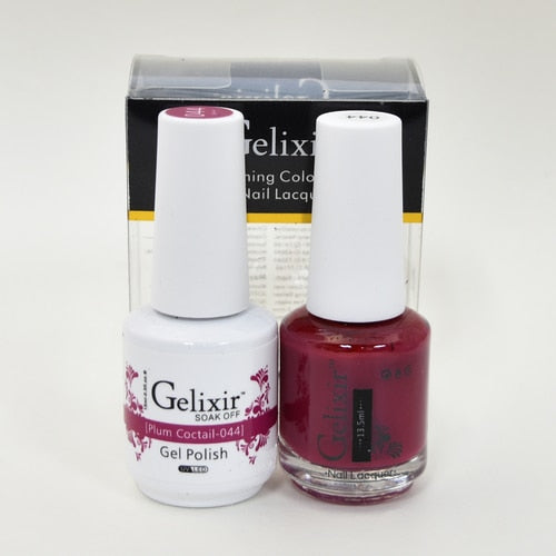 GELIXIR MATCHING COLOR DUO - GEL POLISH & NAIL LACQUER  #044 - Falured