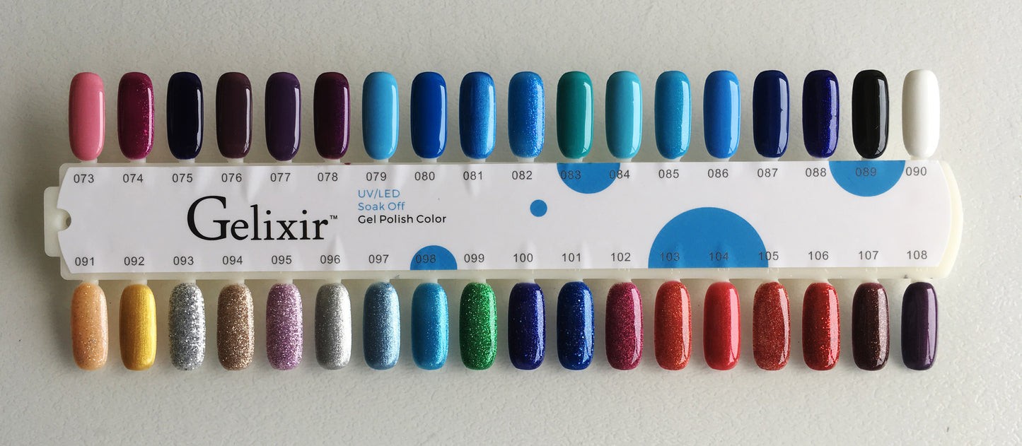 GELIXIR MATCHING COLOR DUO - GEL POLISH & NAIL LACQUER 144 COLORS