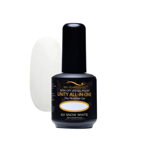 BIO SEAWEED GEL 101 Snow White UNITY-ALL-IN-ONE Color Gel Polish