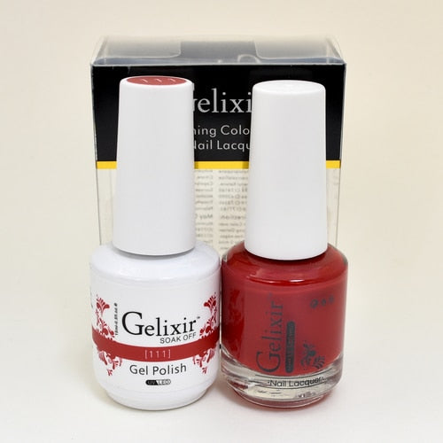 GELIXIR MATCHING COLOR DUO - GEL POLISH & NAIL LACQUER  #111