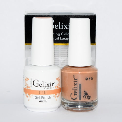 GELIXIR MATCHING COLOR DUO - GEL POLISH & NAIL LACQUER  #113