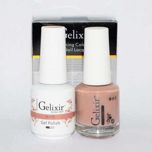 GELIXIR MATCHING COLOR DUO - GEL POLISH & NAIL LACQUER  #117