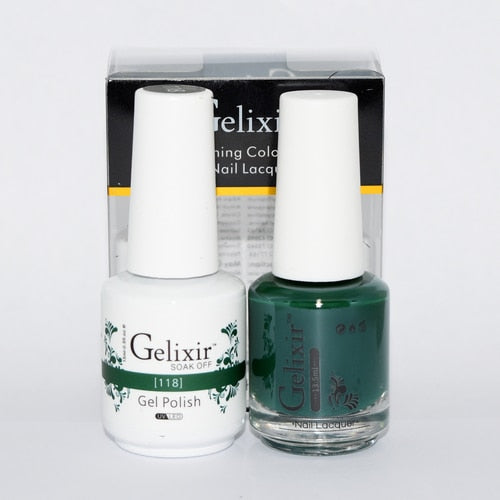 GELIXIR MATCHING COLOR DUO - GEL POLISH & NAIL LACQUER  #118