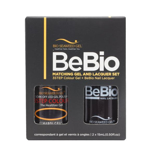 BSG BeBio Matching Gel & Lacquer Set 11 MARDI GRAS