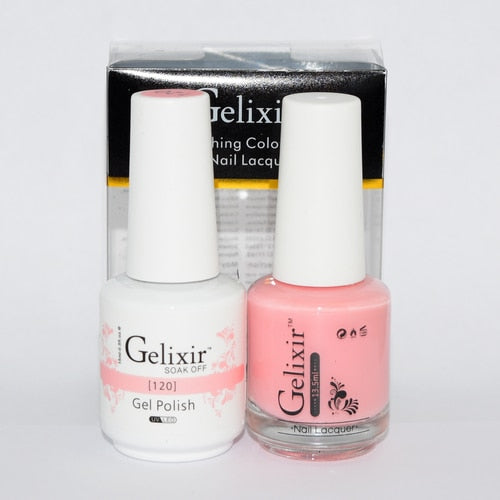 GELIXIR MATCHING COLOR DUO - GEL POLISH & NAIL LACQUER  #120