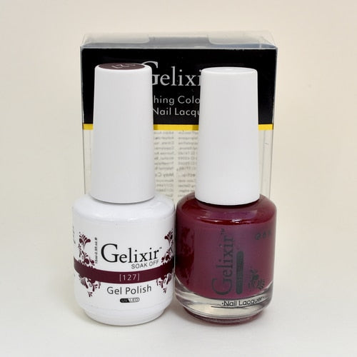 GELIXIR MATCHING COLOR DUO - GEL POLISH & NAIL LACQUER  #127