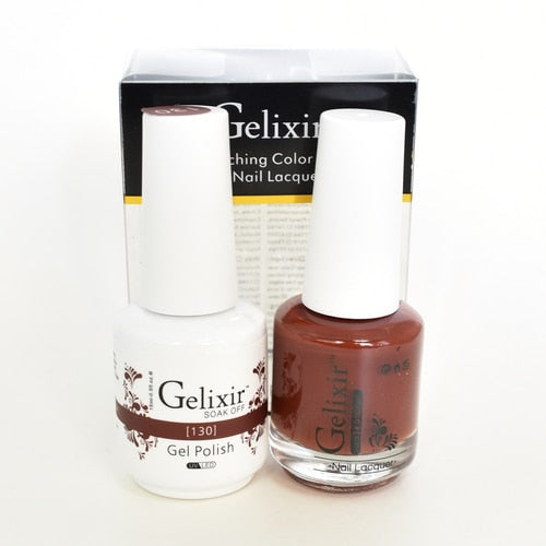 GELIXIR MATCHING COLOR DUO - GEL POLISH & NAIL LACQUER  #130