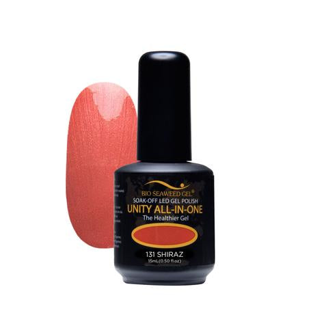 BIO SEAWEED GEL 131 Shiraz UNITY-ALL-IN-ONE Color Gel Polish