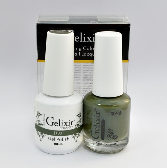 GELIXIR MATCHING COLOR DUO - GEL POLISH & NAIL LACQUER  #133