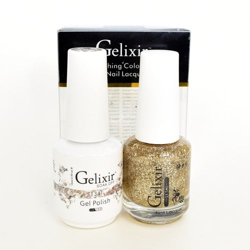 GELIXIR MATCHING COLOR DUO - GEL POLISH & NAIL LACQUER  #134