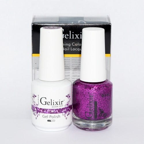 GELIXIR MATCHING COLOR DUO - GEL POLISH & NAIL LACQUER  #135